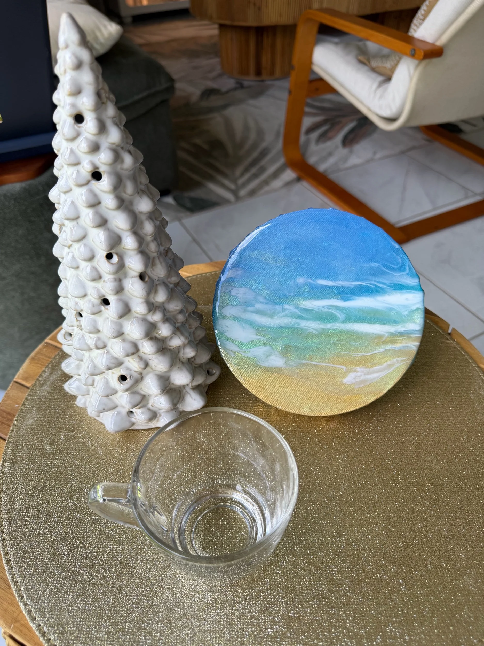 Mini Porthole Originals - Blues & Gold