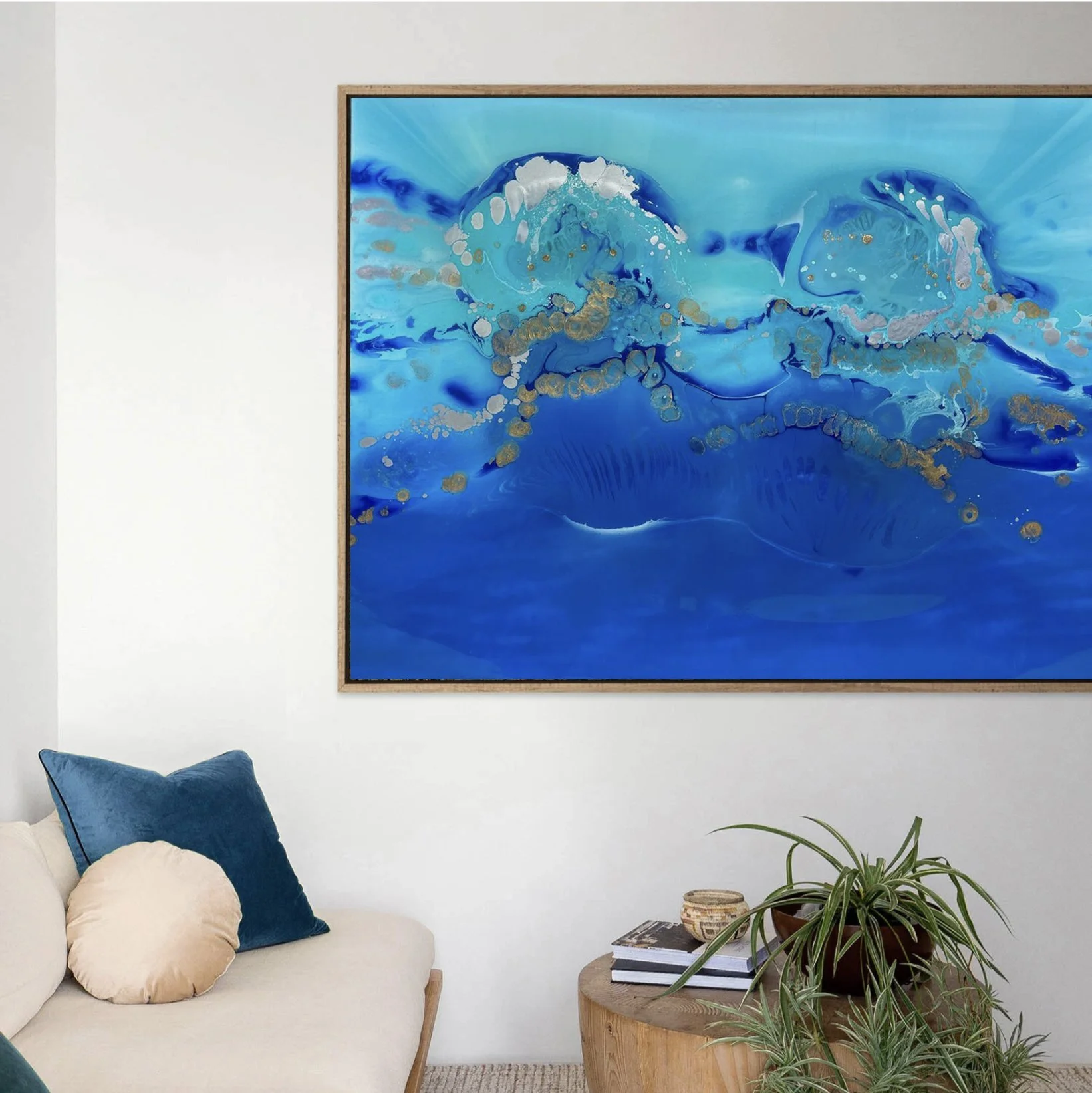 SPARKLE ON THE SEA IN ROOM FRAMED WITH GREENERY.jpg
