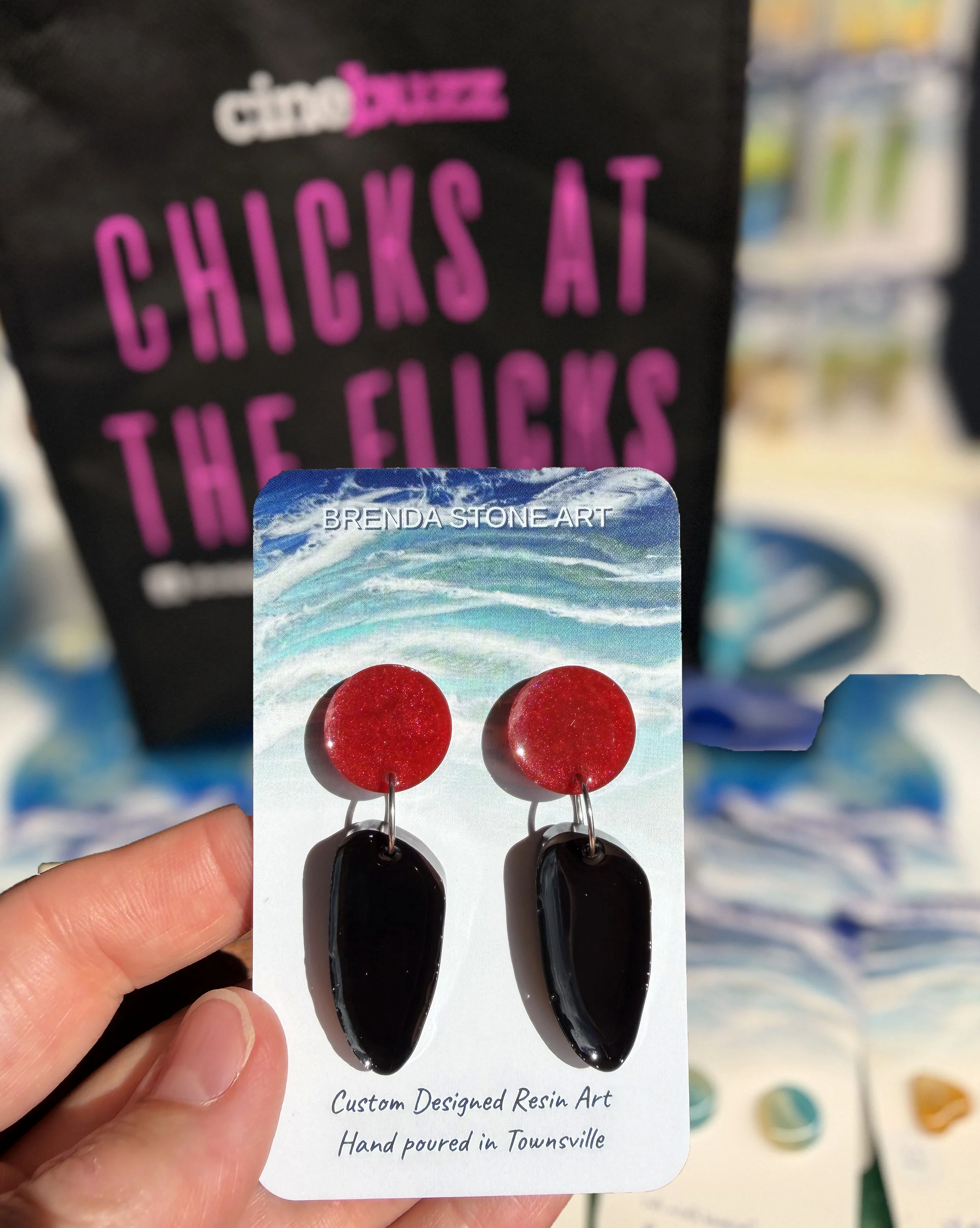 CHICKS at FLICKS Collection 3 Black Red Heel Print.jpg