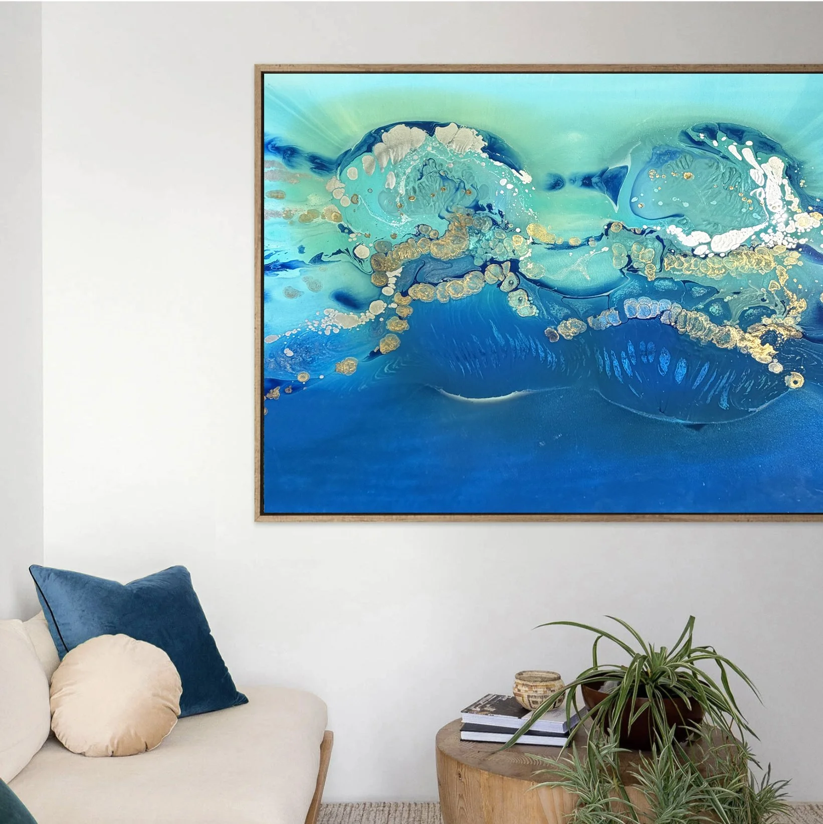 SPARKLE ON THE SEA IN ROOM FRAMED WITH GREENERY copy.jpg