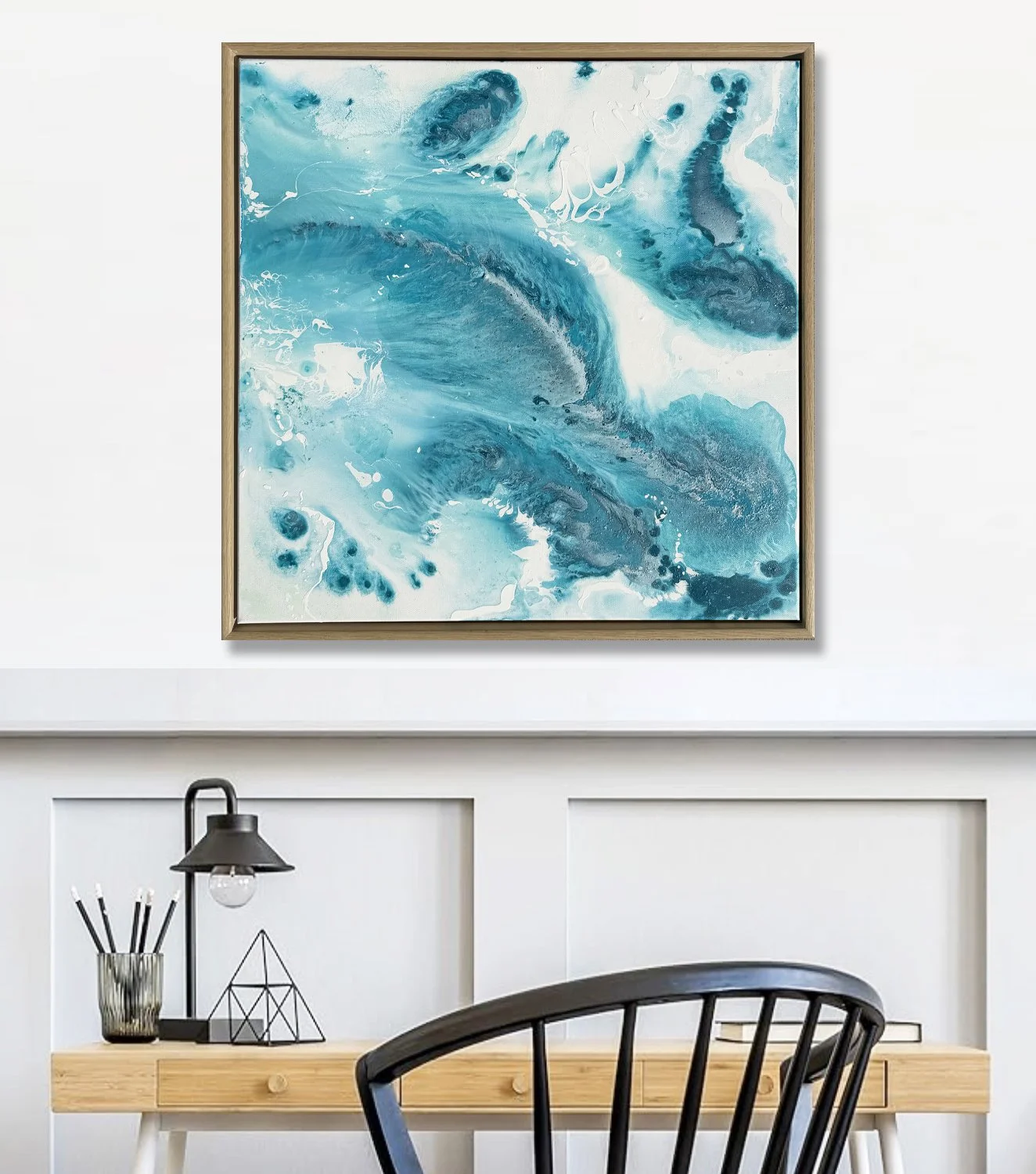 Reef Flow Abstract Framed home office.jpg