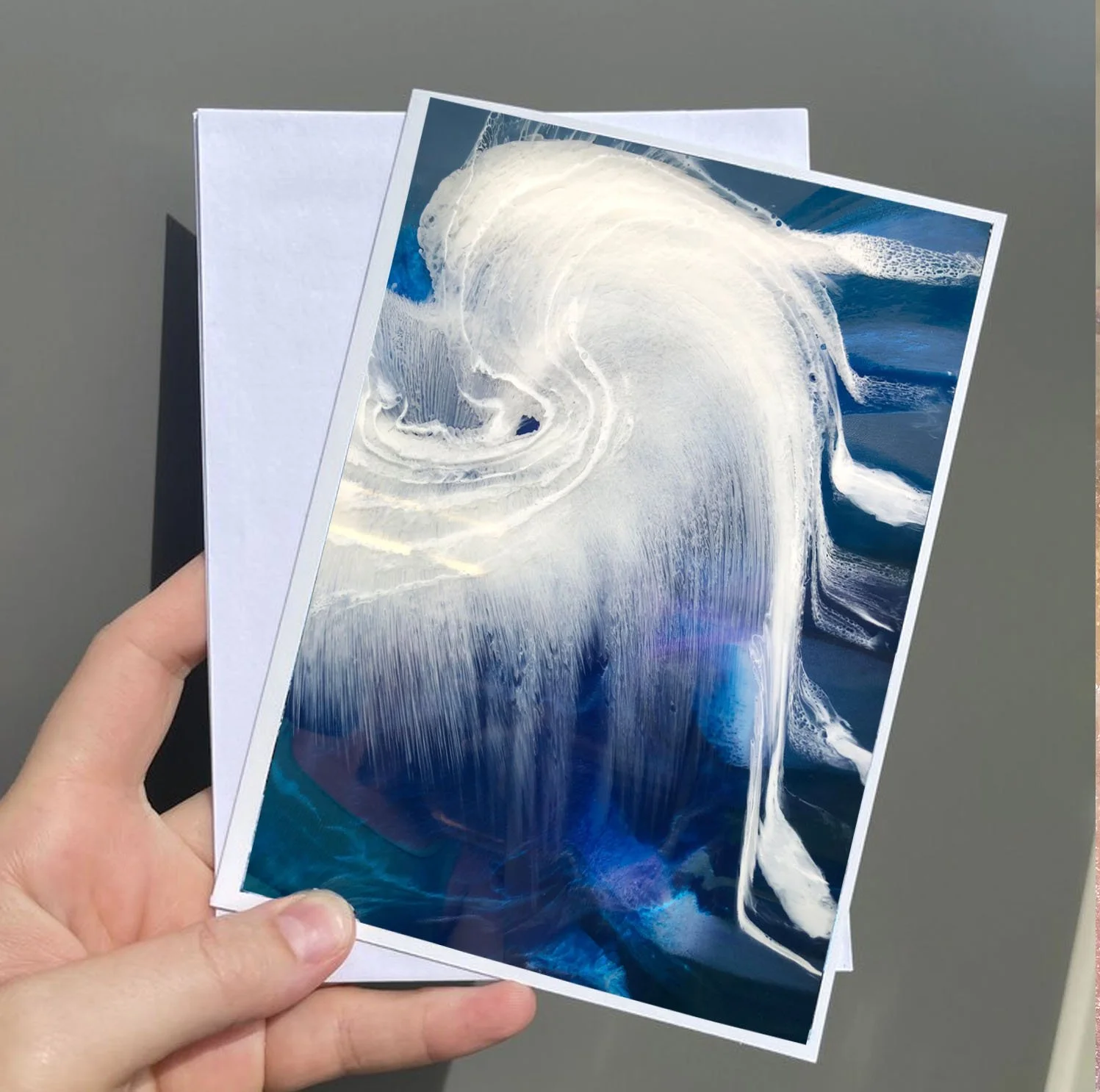 Delux Abstract card-print Rollin in the Deep resin art.jpg