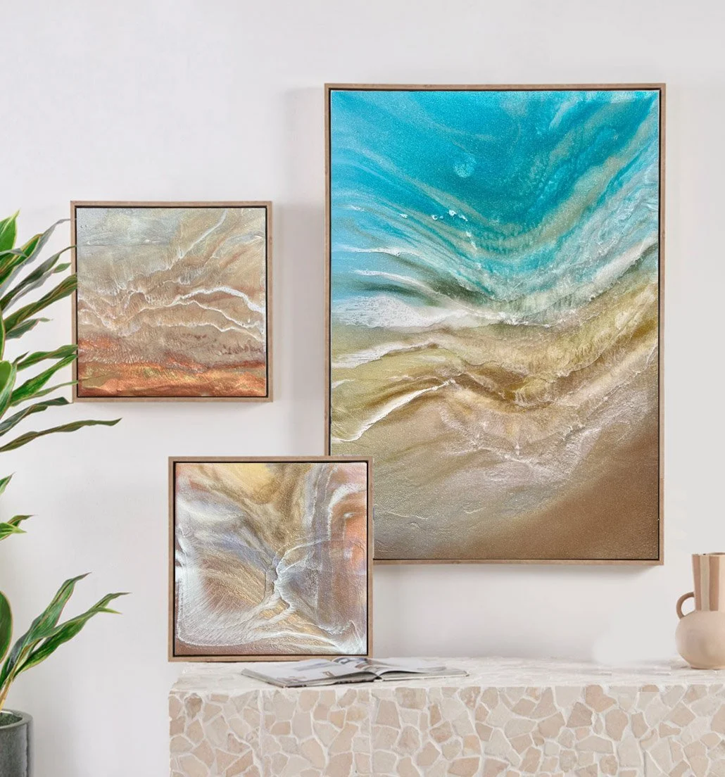 resin artworks mini in gallery setting with stone features.jpg