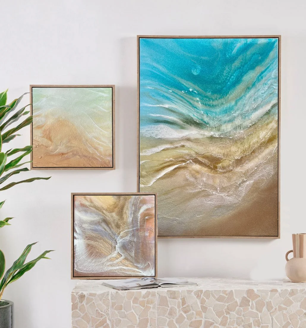 resin artworks mini in gallery setting with stone features.jpg