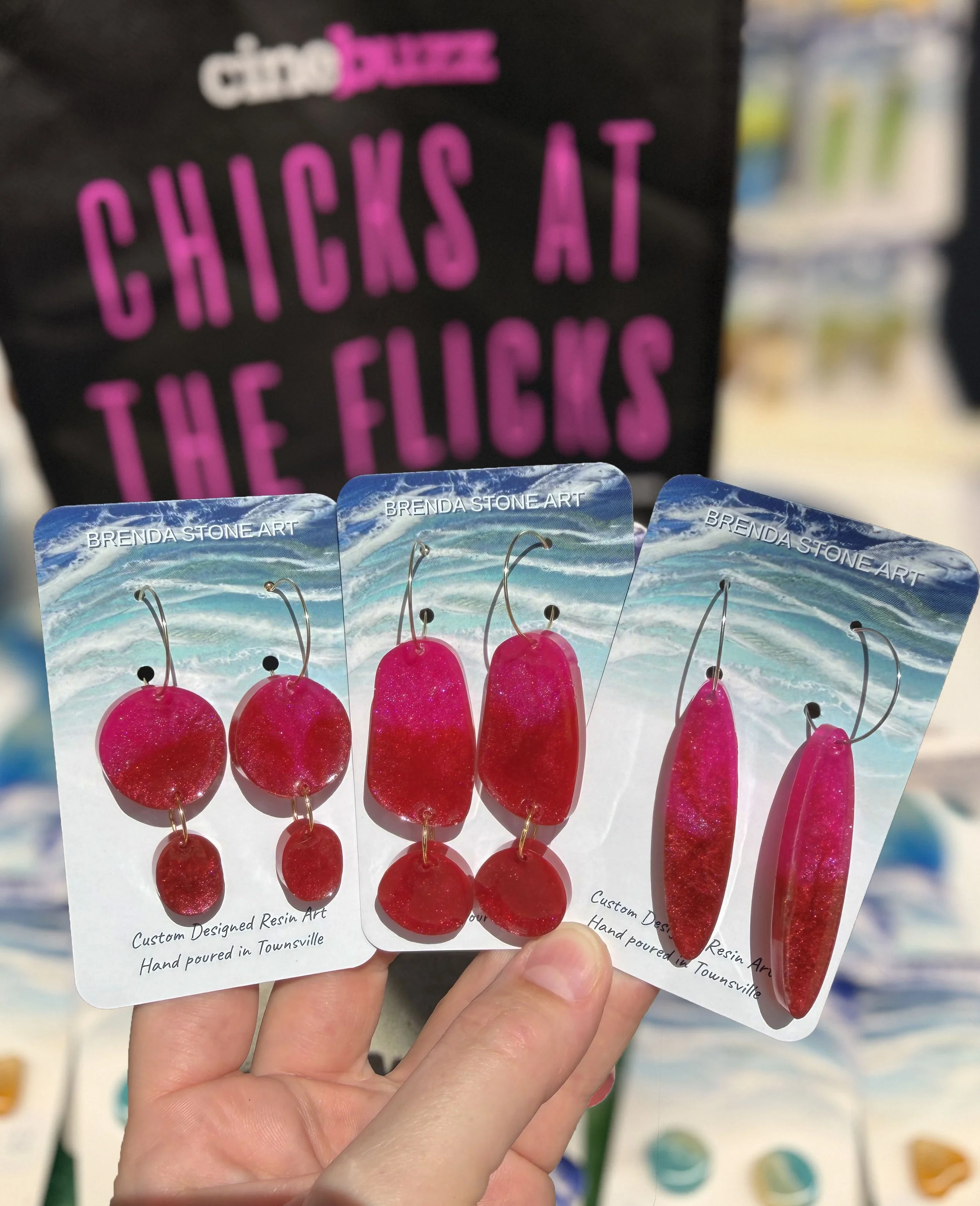 CHICKS at FLICKS Collection 3 Red  Pink Heel Print.jpg