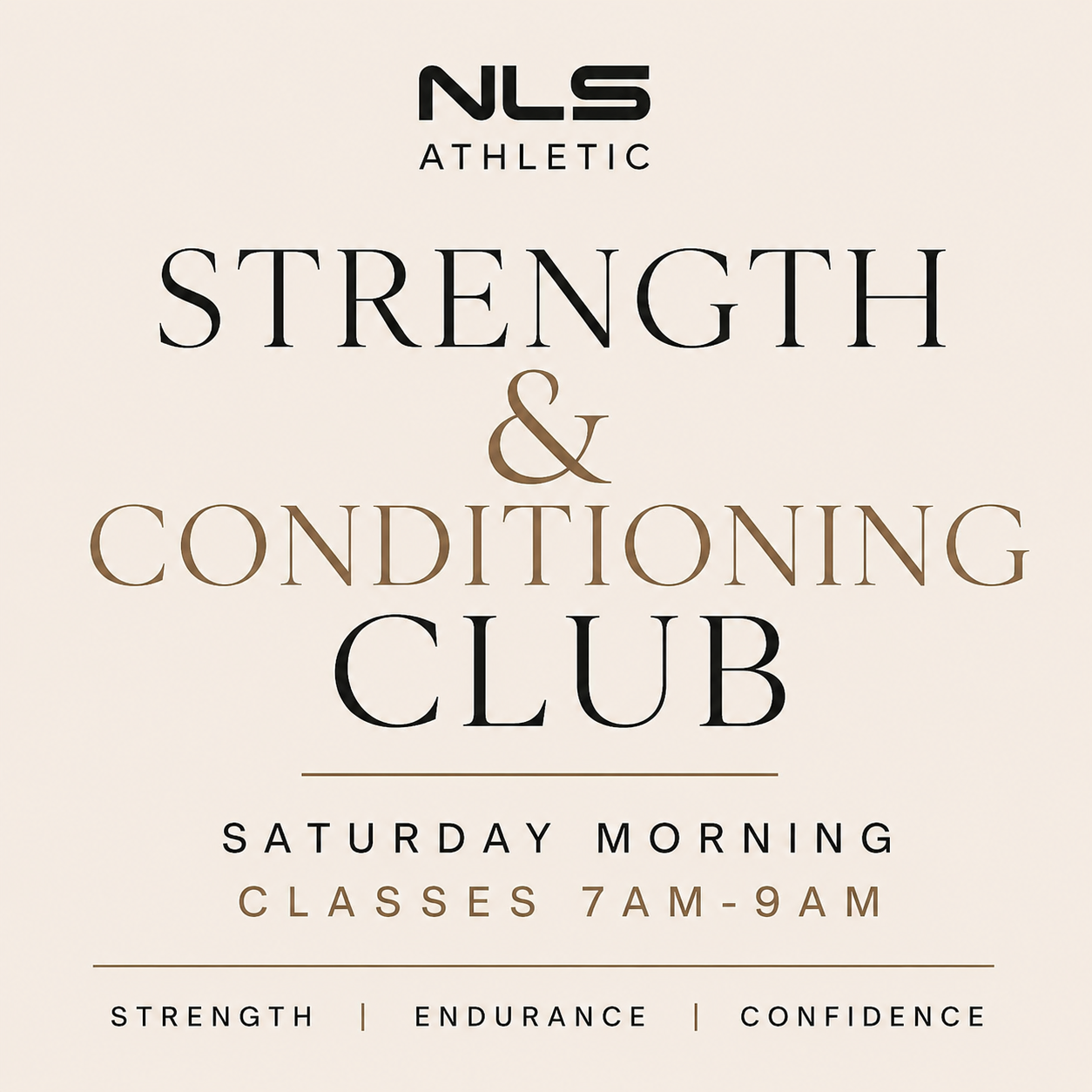 STRENGTH & CONDITIONING CLUB (6 CLASSES)