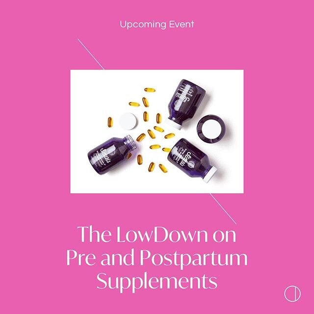 Want to know more about supplementation during the pre and postpartum period? Join me *tomorrow* from 2-3pm EST for this virtual panel hosted by @fpc.nyc ! I will be speaking alongside @simris Co-Founder and CEO, Fredrika Gullfot (PhD in Biotechnolog