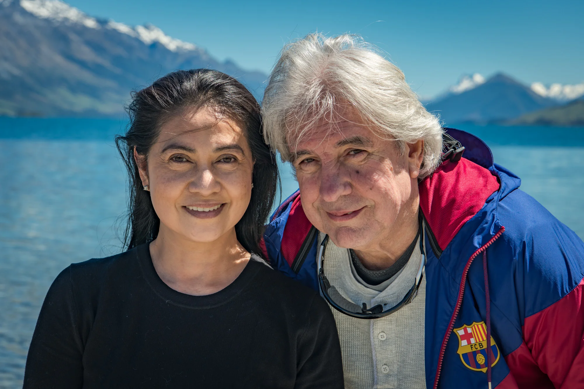 Snow covered mountain tops at South Island Pints of Interest