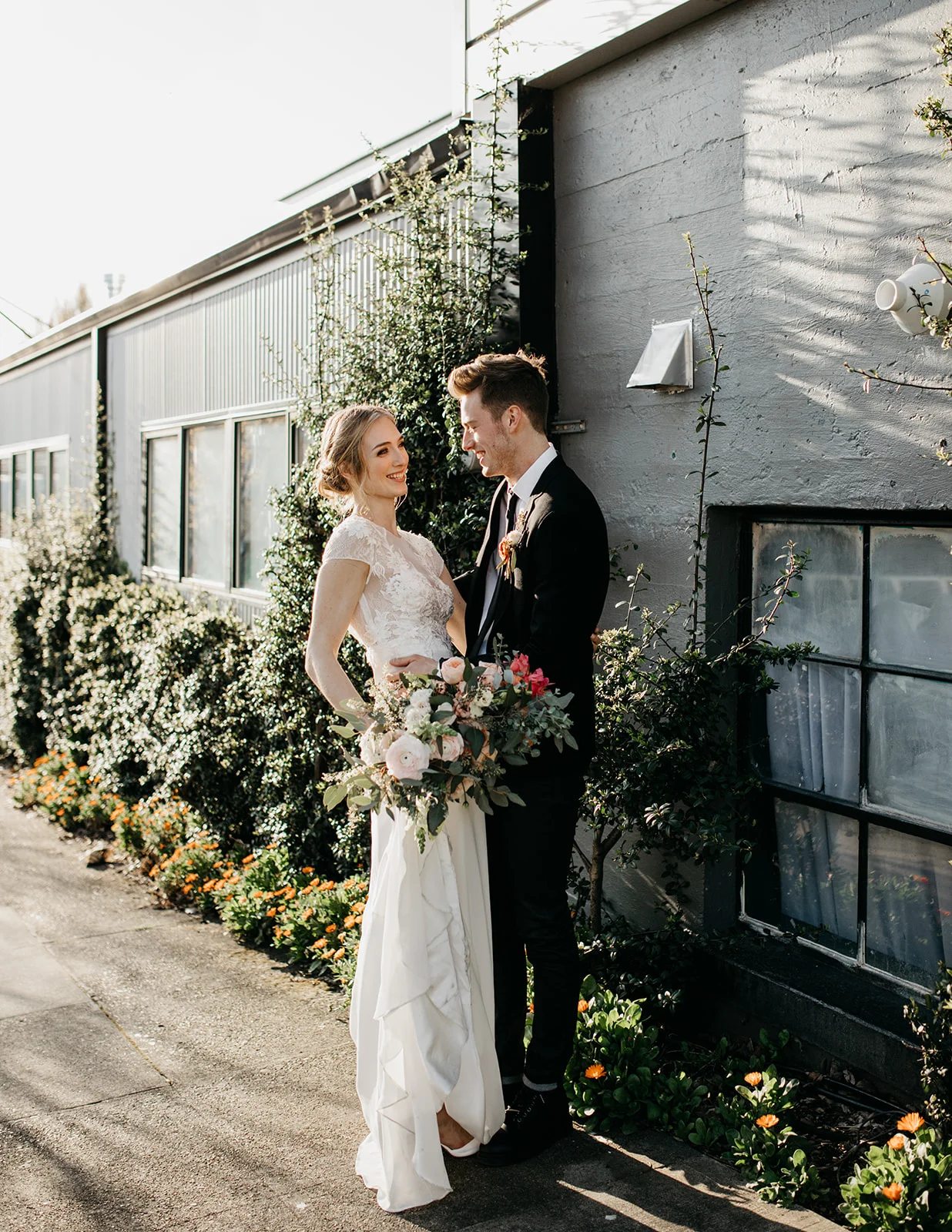 portland oregon modern wedding and event florist foraged blooms