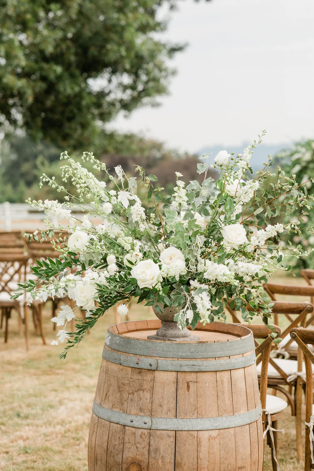 portland oregon wedding and event florist blush wedding