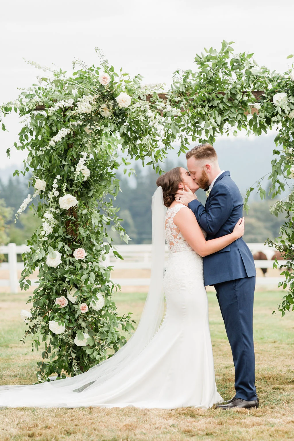 portland oregon wedding and event florist blush wedding