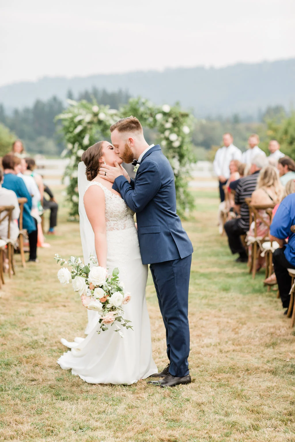 portland oregon wedding and event florist blush wedding