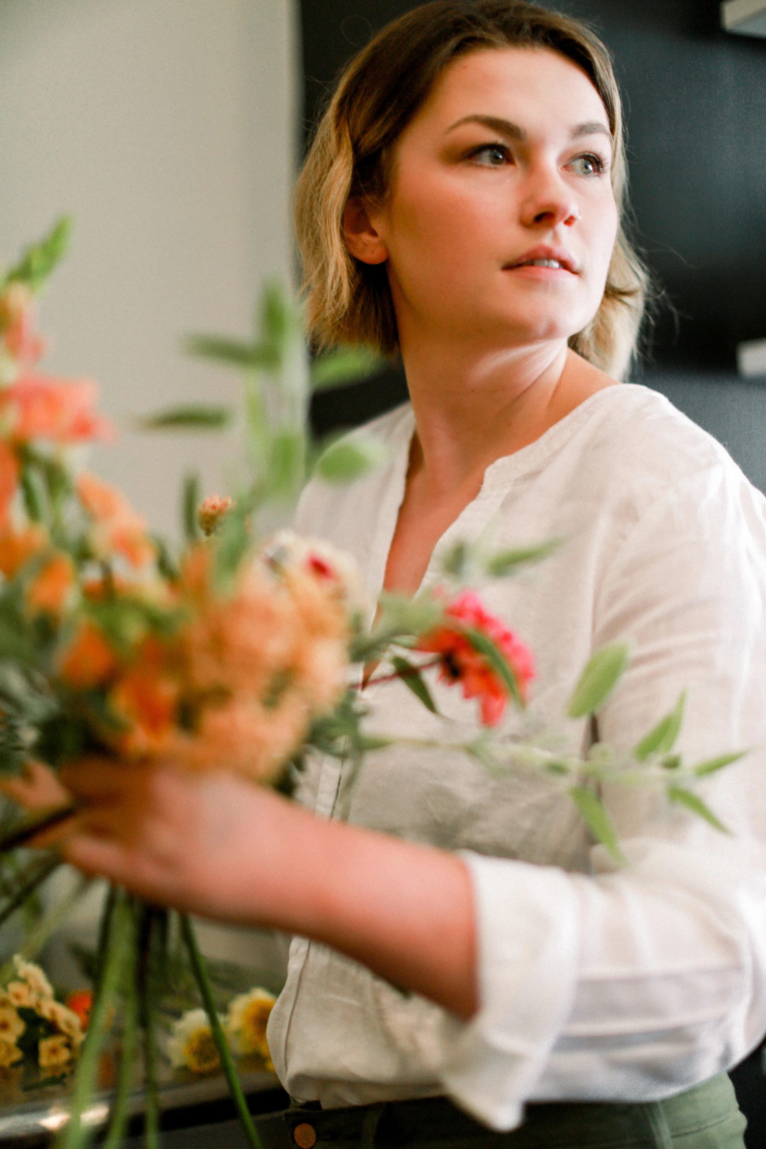 portland oregon wedding florist foraged blooms workshop