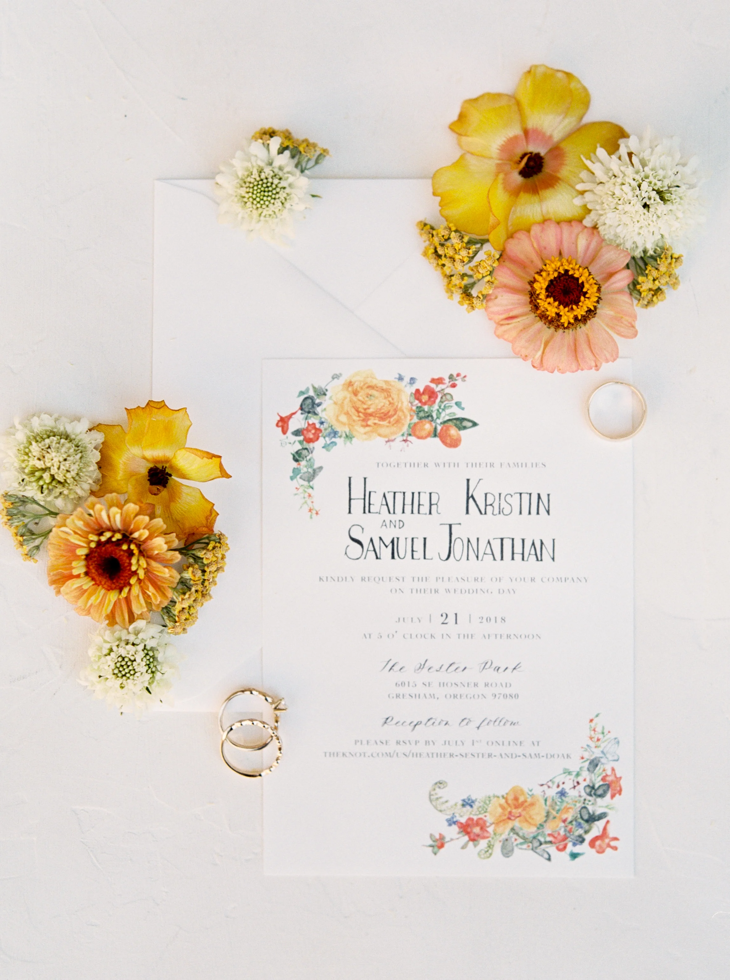 portland oregon wedding foraged blooms florist