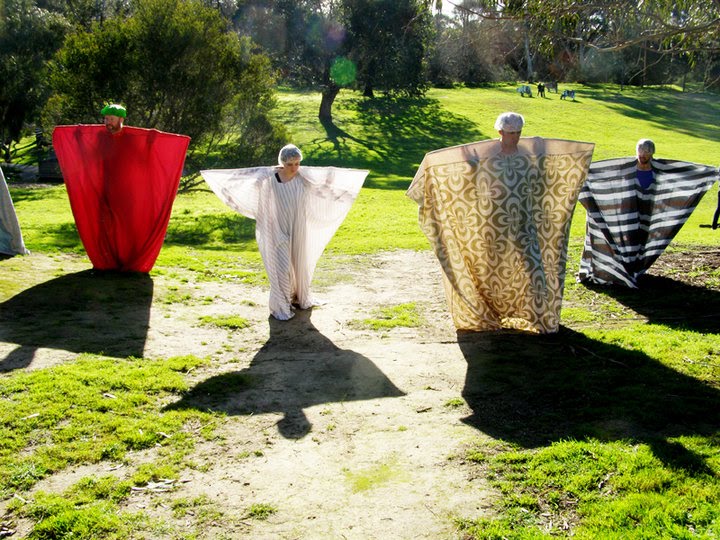 Hi God People performance by Dylan Martorell and collaborators as part of Musique Povera, Martorell's solo Heide exhibition, 2010 Dylan Martorell also exhibited as part of Future Primitive at Heide in 2014, installation detail below..