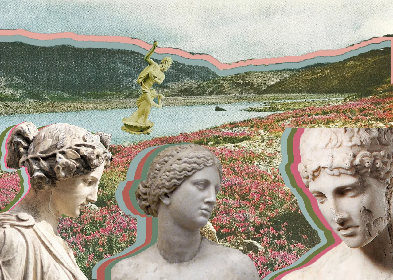 collage by Inez Martorell, Greece 2017