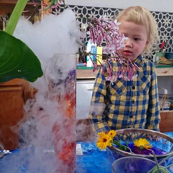 Colour Chemistry Kids workshop for House of Linden Studios open day 2016