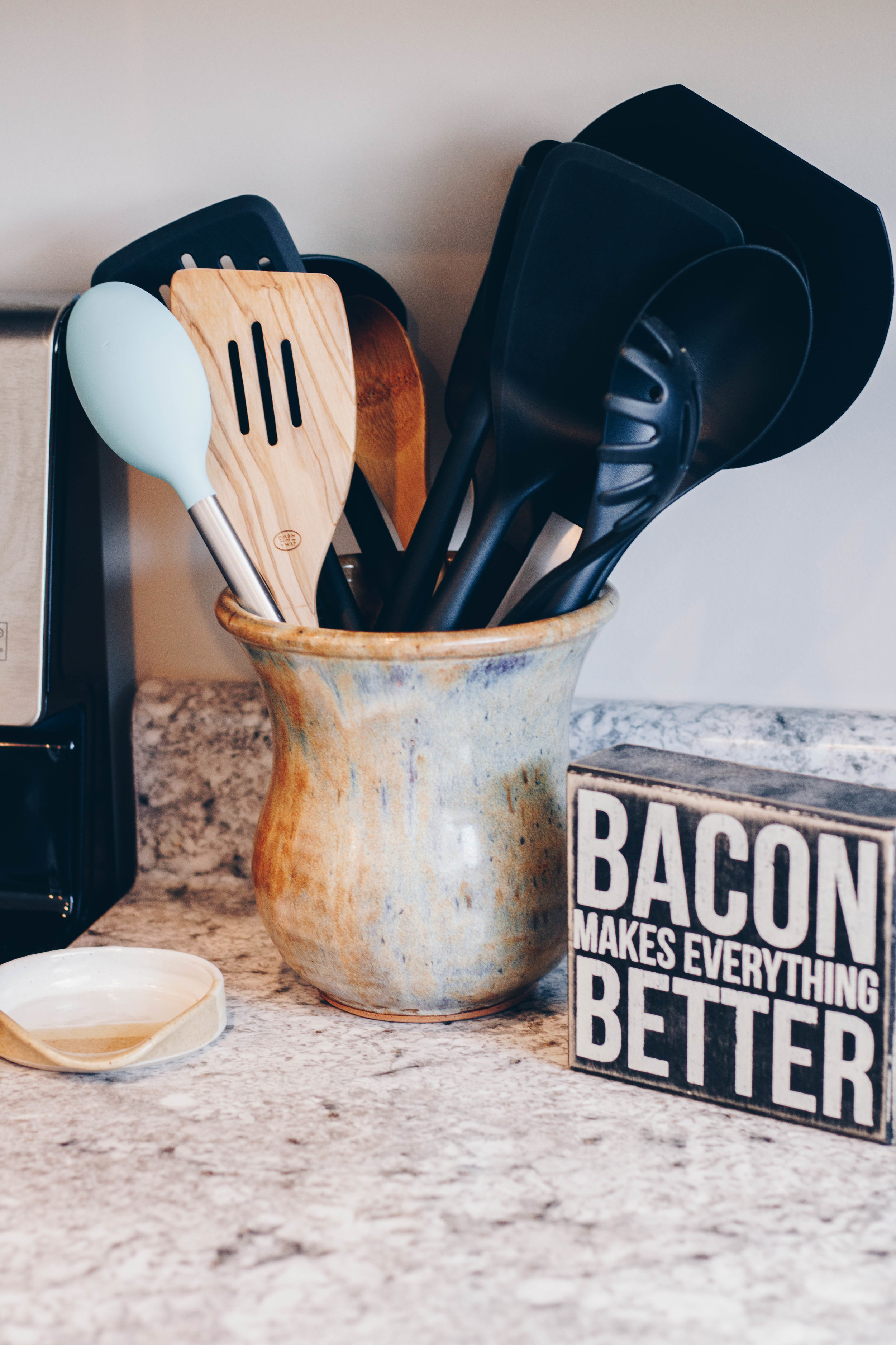 Home Edition Part One: Contemporary Kitchen by Indianapolis style blogger Trendy in Indy