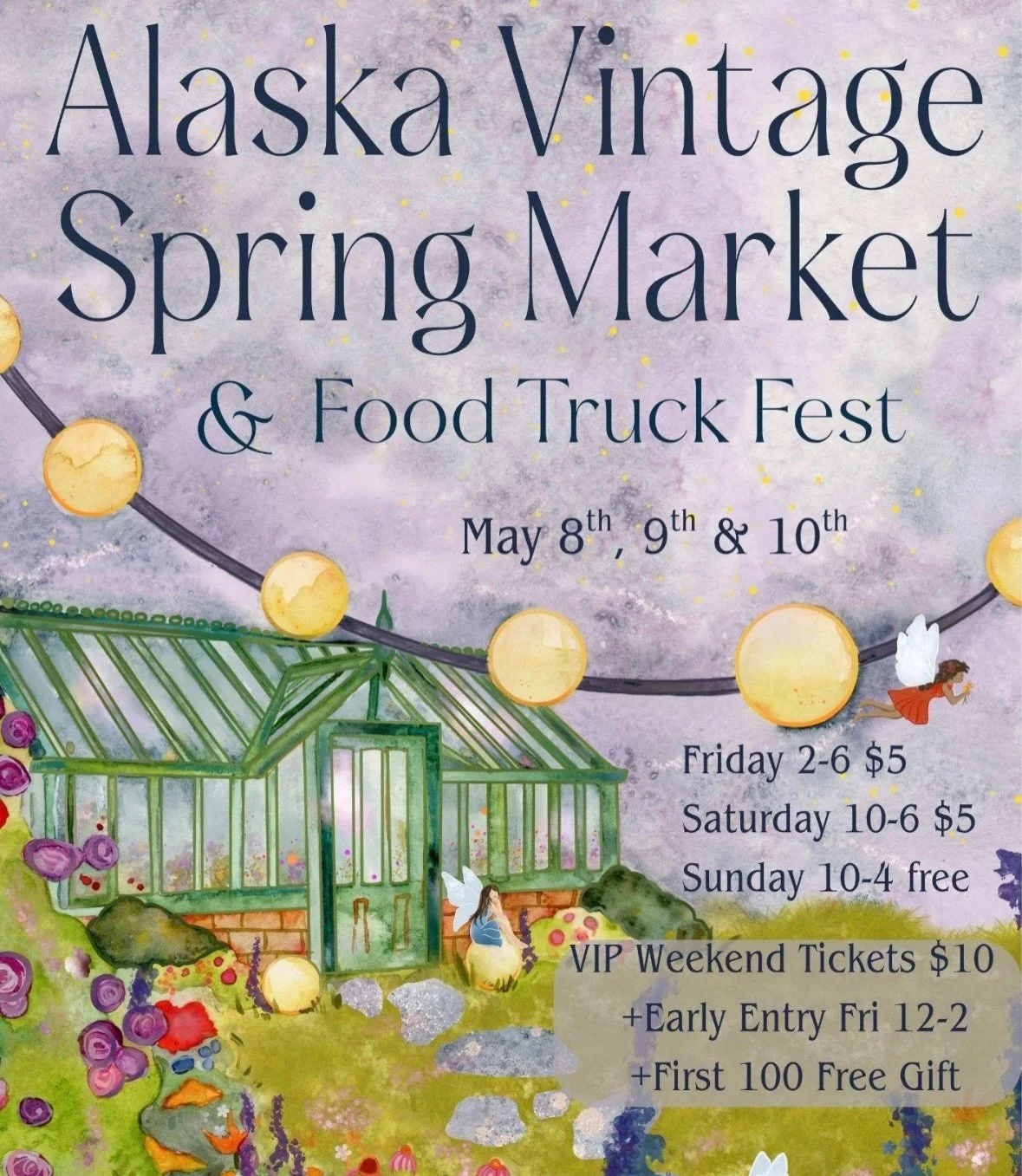 We&rsquo;ll be at the Alaska Vintage Market Friday - Sunday!!! We&rsquo;ll have mushroom jerky, cocoa, chai, and matcha samples for you to try as well as tinctures, fresh mushrooms, and fire cider. It&rsquo;s the perfect time to start mushroom grow k