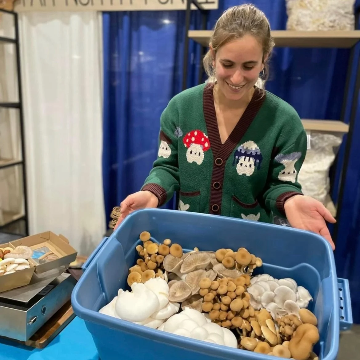 South Anchorage Farmers Market Saturday 9-2! We are making sure to bring extra mushrooms this week so we don&rsquo;t sell out again. We&rsquo;ll have shimejis, king trumpets, white and blue oysters, pioppinos, enokis, lions mane, and chestnuts availa