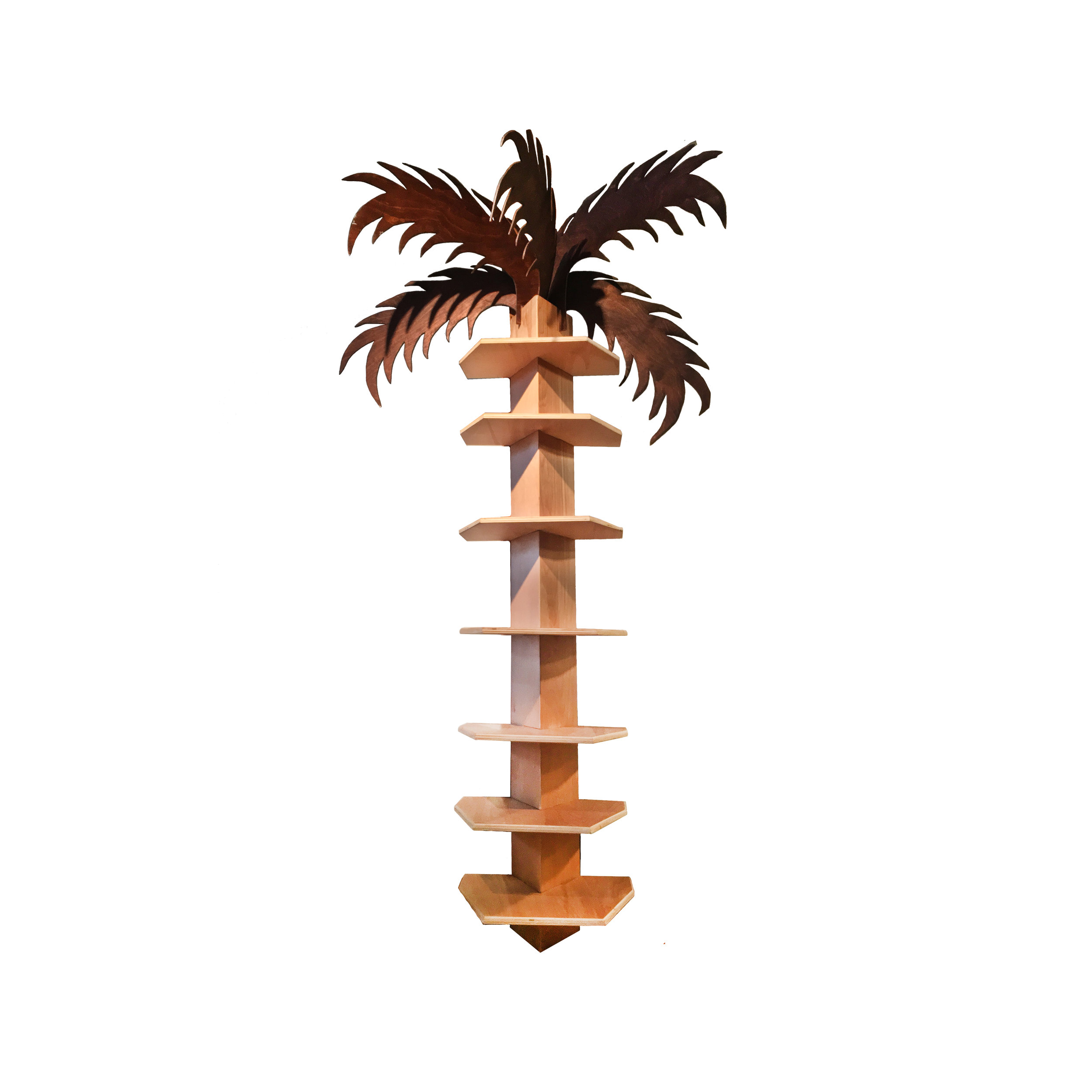 Slotted Palm Tree Shelving 