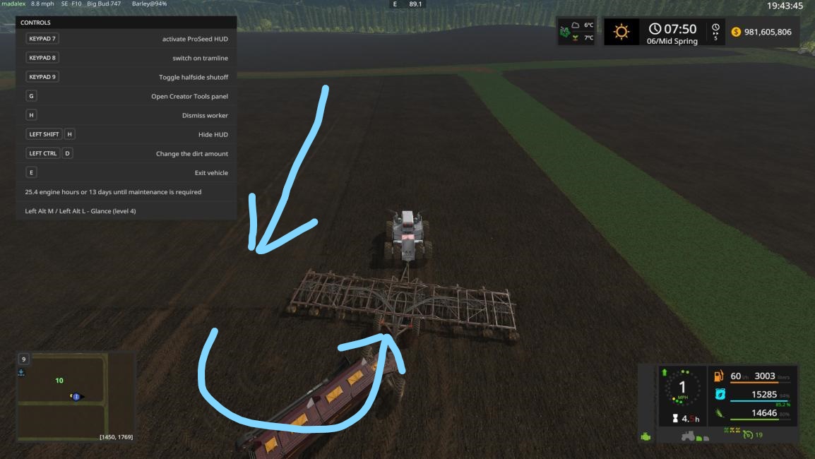 Helper AI turning mid-field
