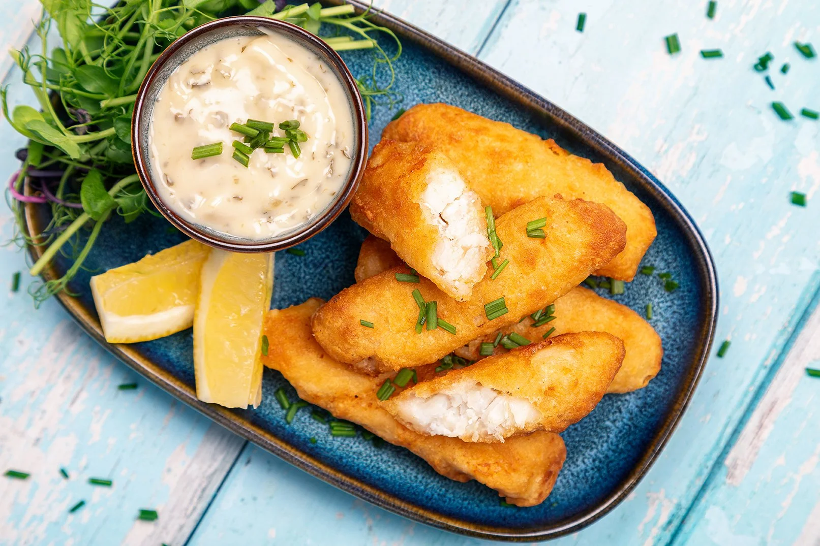 Battered Cod Goujons for Seafish UK Ltd