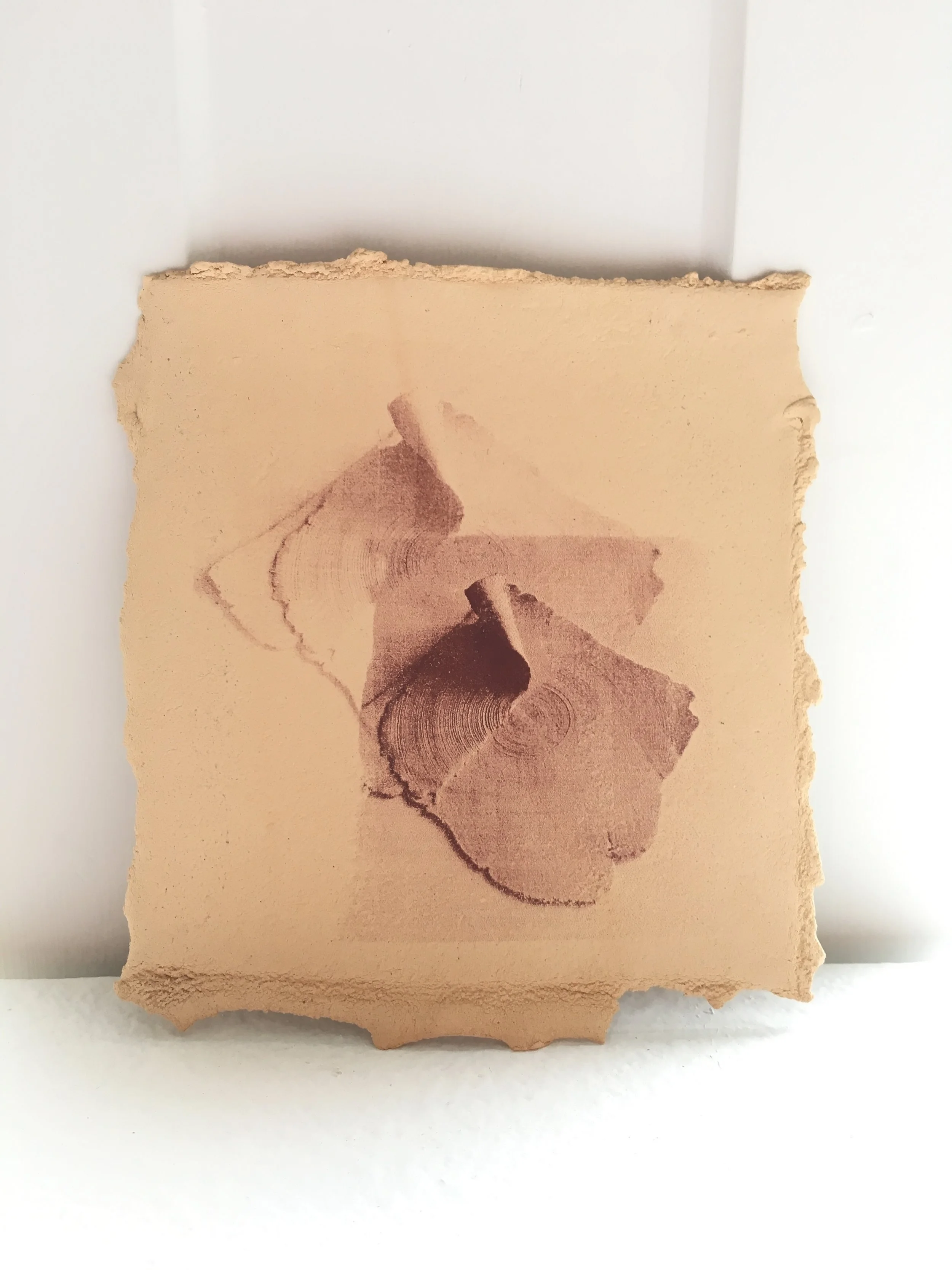 Ceramic prints made in the U.K. made it through the journey!