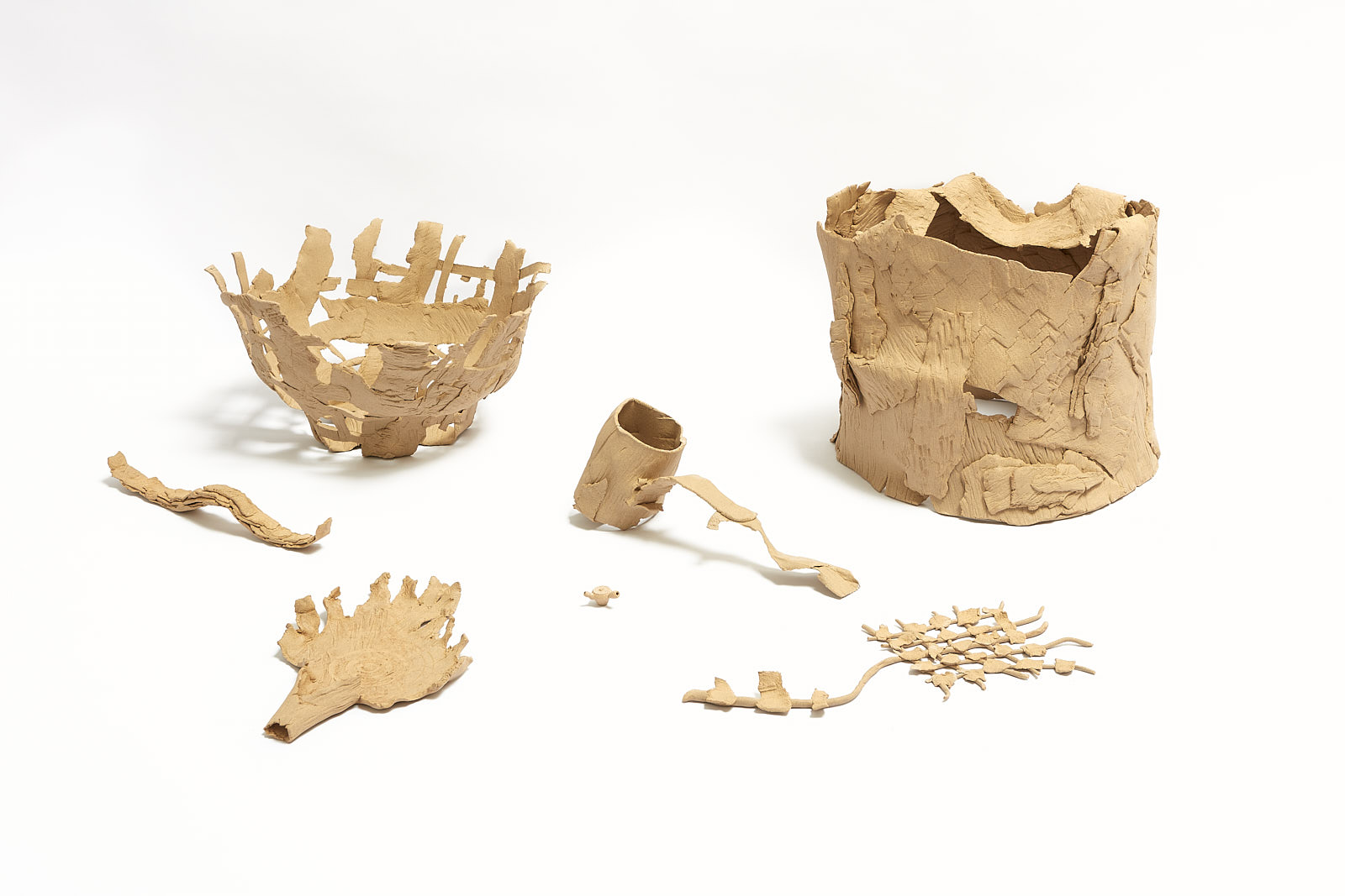 British Tea Ceremony, 2017, 25 x 70 x 80, Ceramic utensils.