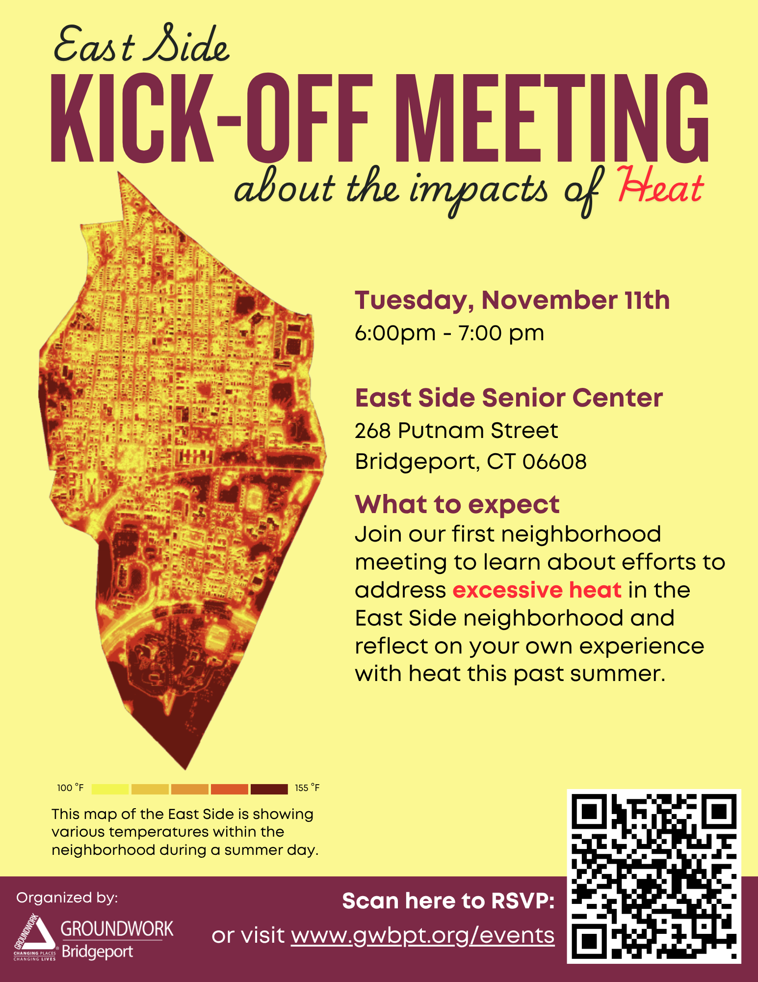 East Side Kick-Off Meeting about the impacts of Heat