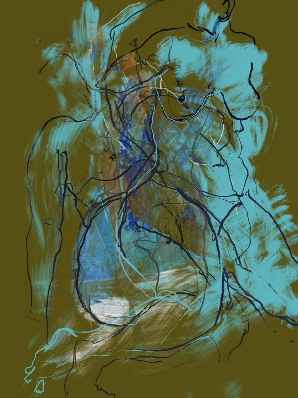 Solfrid in 3 Seated Poses