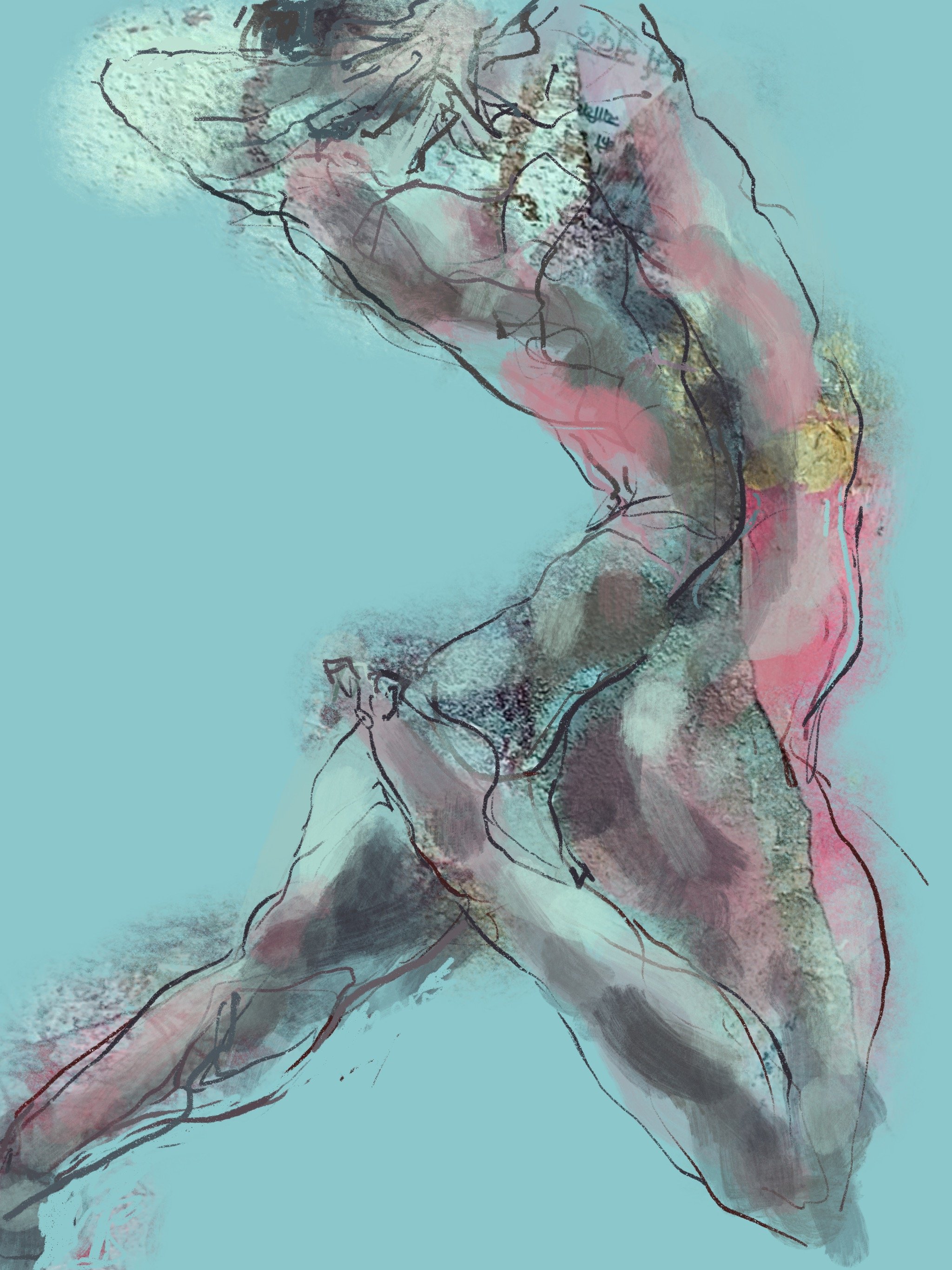 Male Dancer-Judith Brenner-Digital printmaking.jpeg