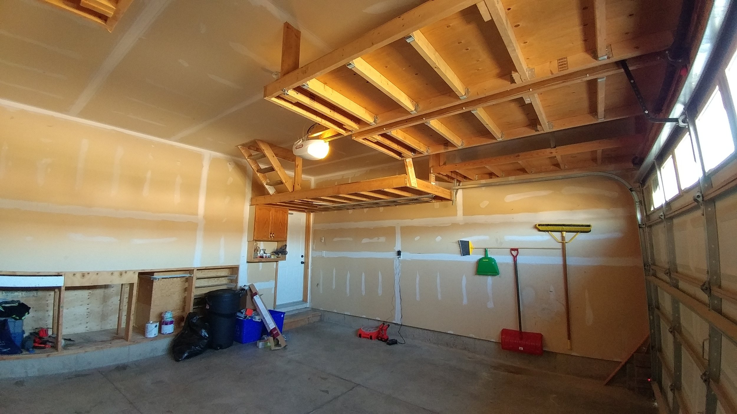 Garage storage & roof truss repair