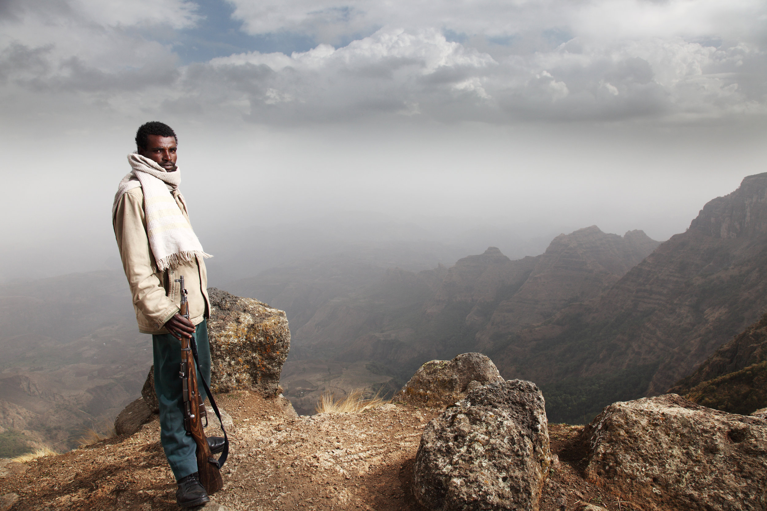 Armed scout, Simien National Park, Ethiopia, Africa.jpg