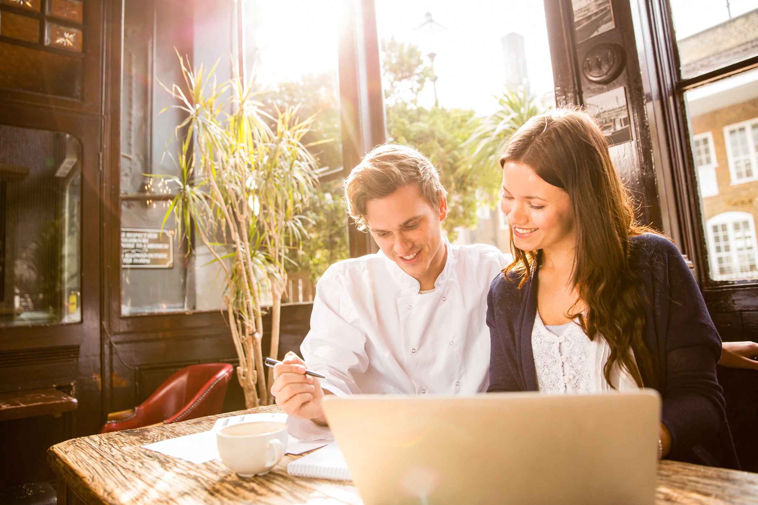 Couple working in a Pub, London.jpg