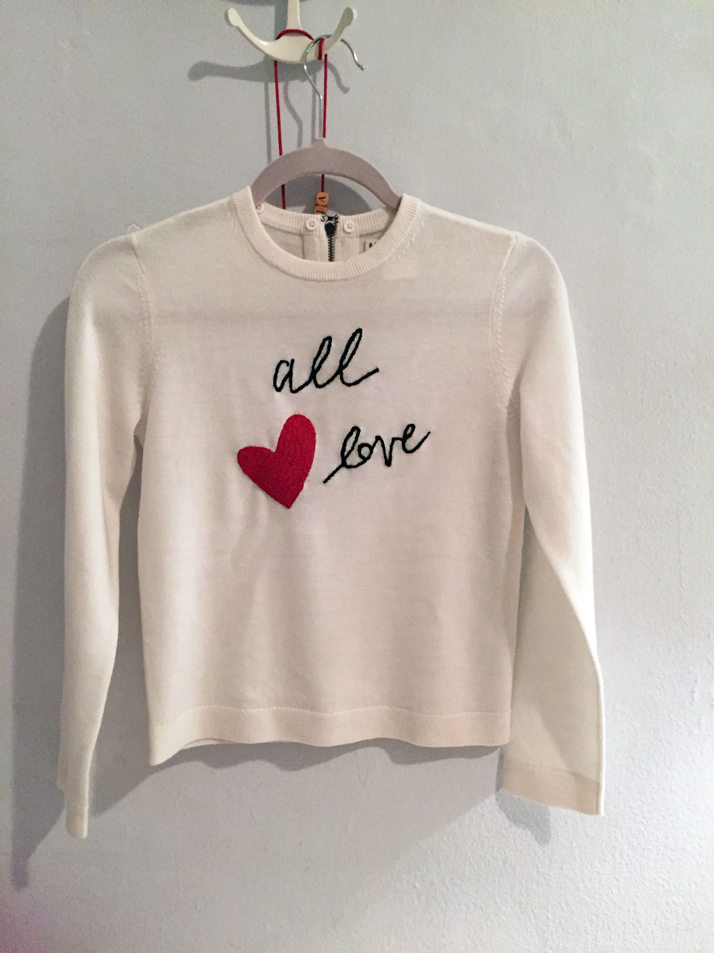  Custom hand embroidery for Alice + Olivia, Fall 2017. 