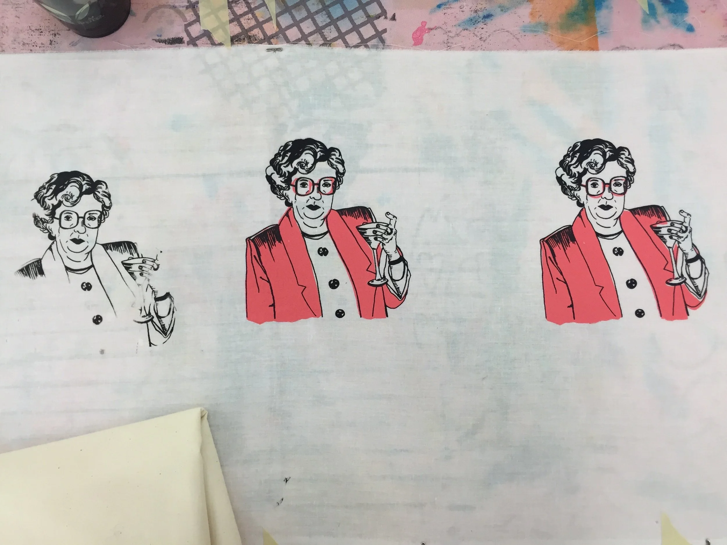Screenprint tests.