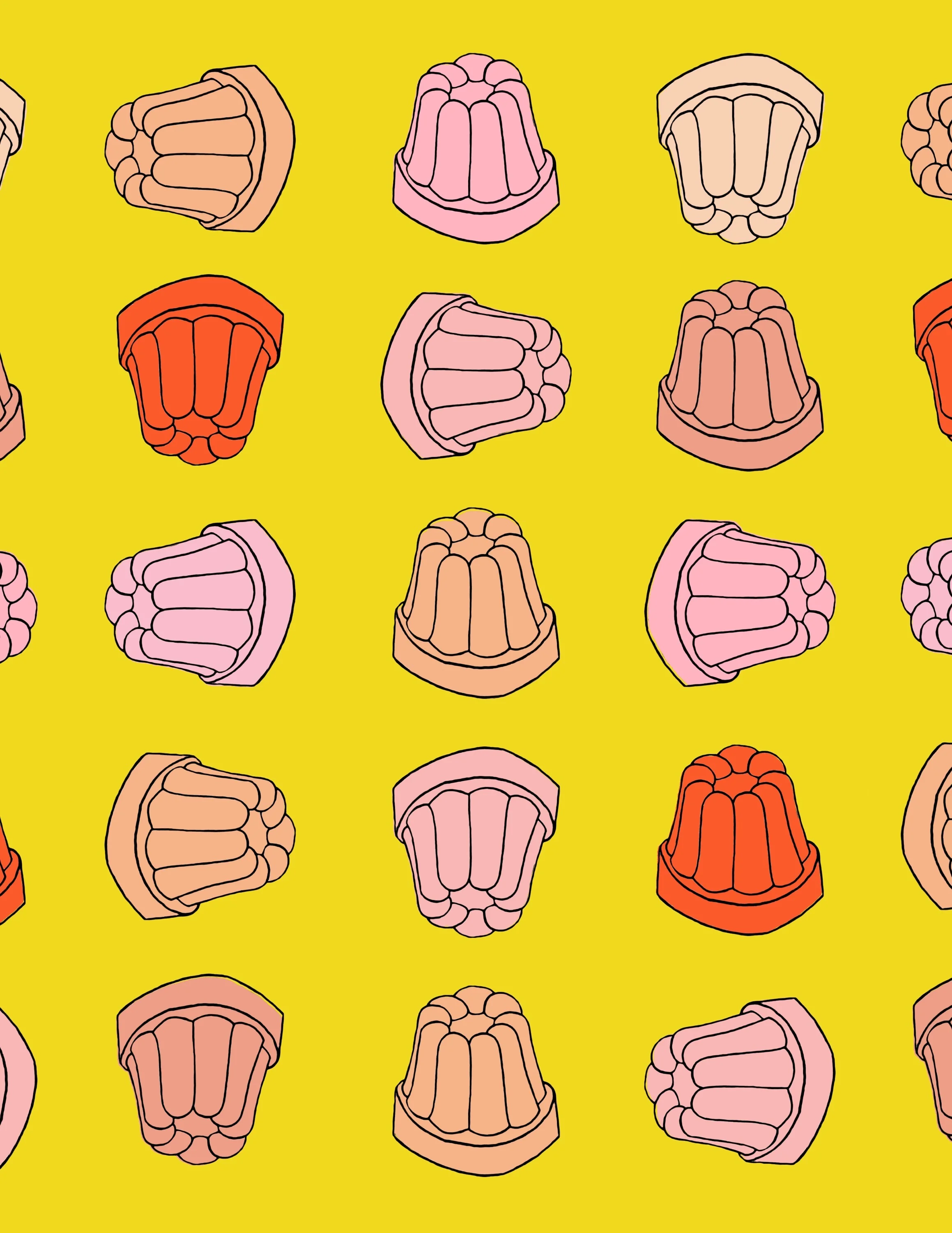 Illustrator sketch for repeat pattern.
