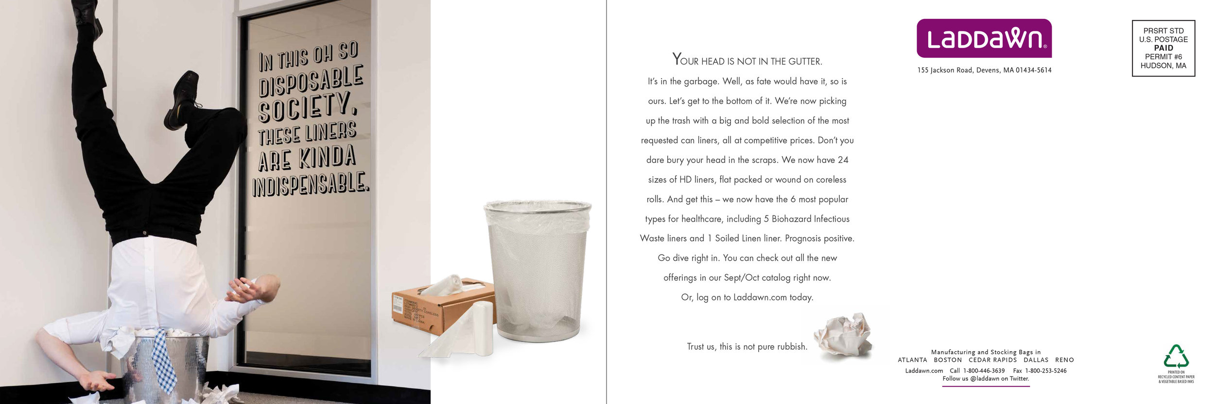 Effusive DM postcards serve as a valuable flank to catch those napping late adopters in the distribution circus.