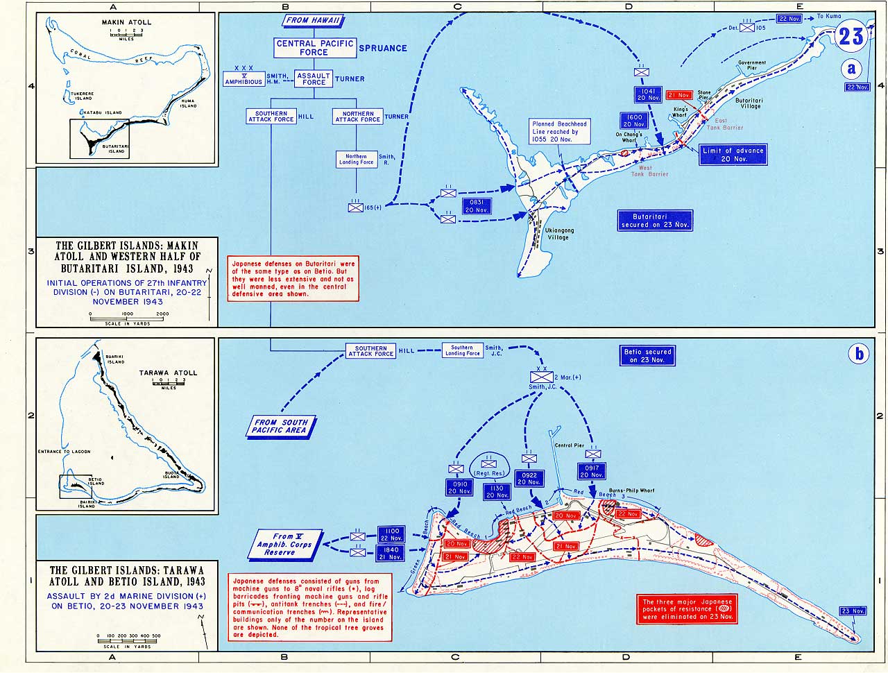 Pacific Theater in World War II — US Army Divisions