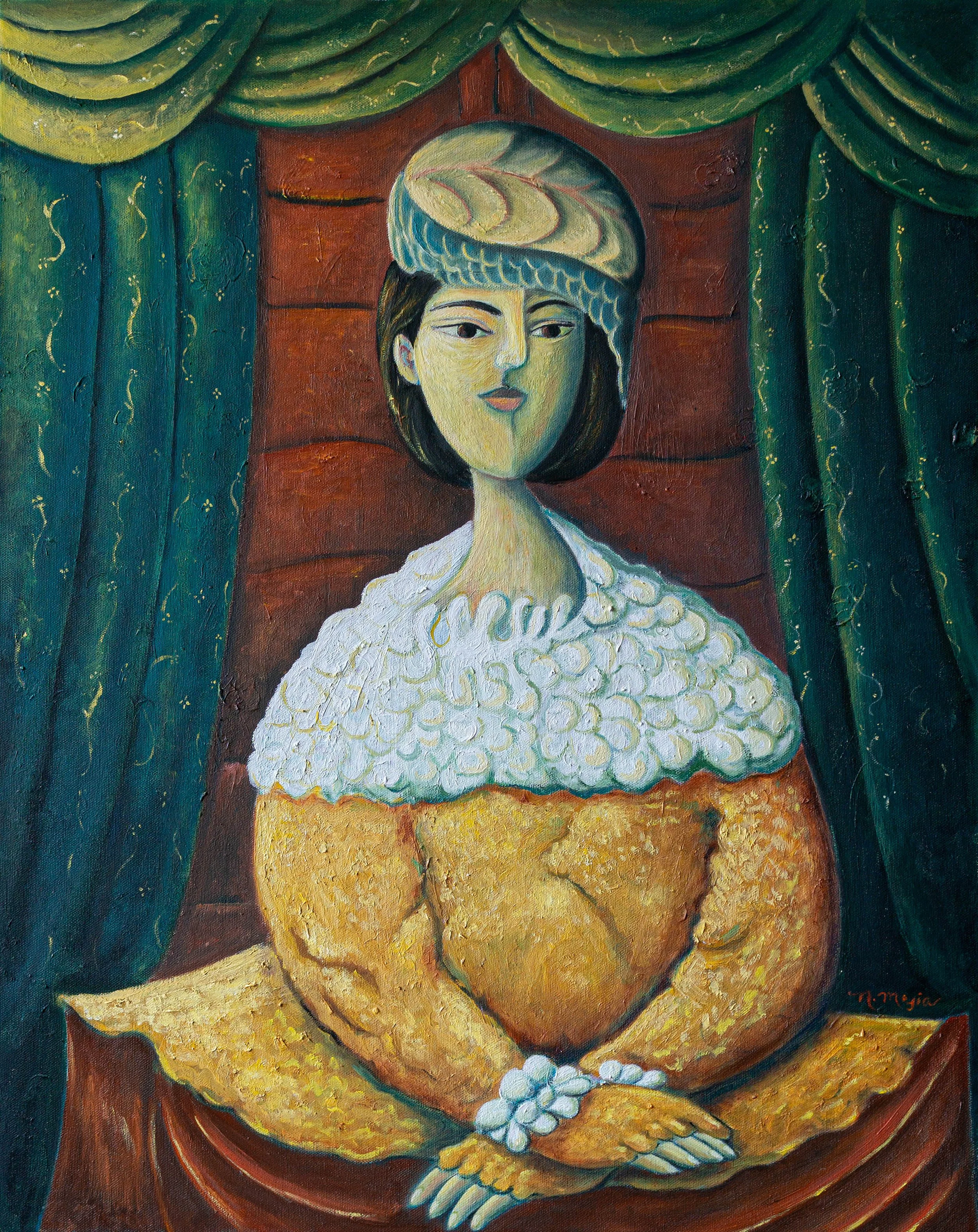 04. Woman with Leaf Hat