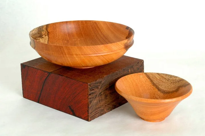 Cuban mahogany, turned by Don McIvor