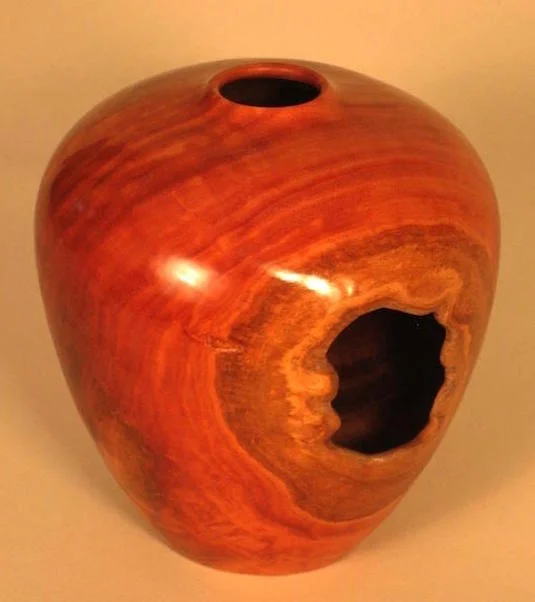 Red eucalyptus, turned by Lyle Jamieson