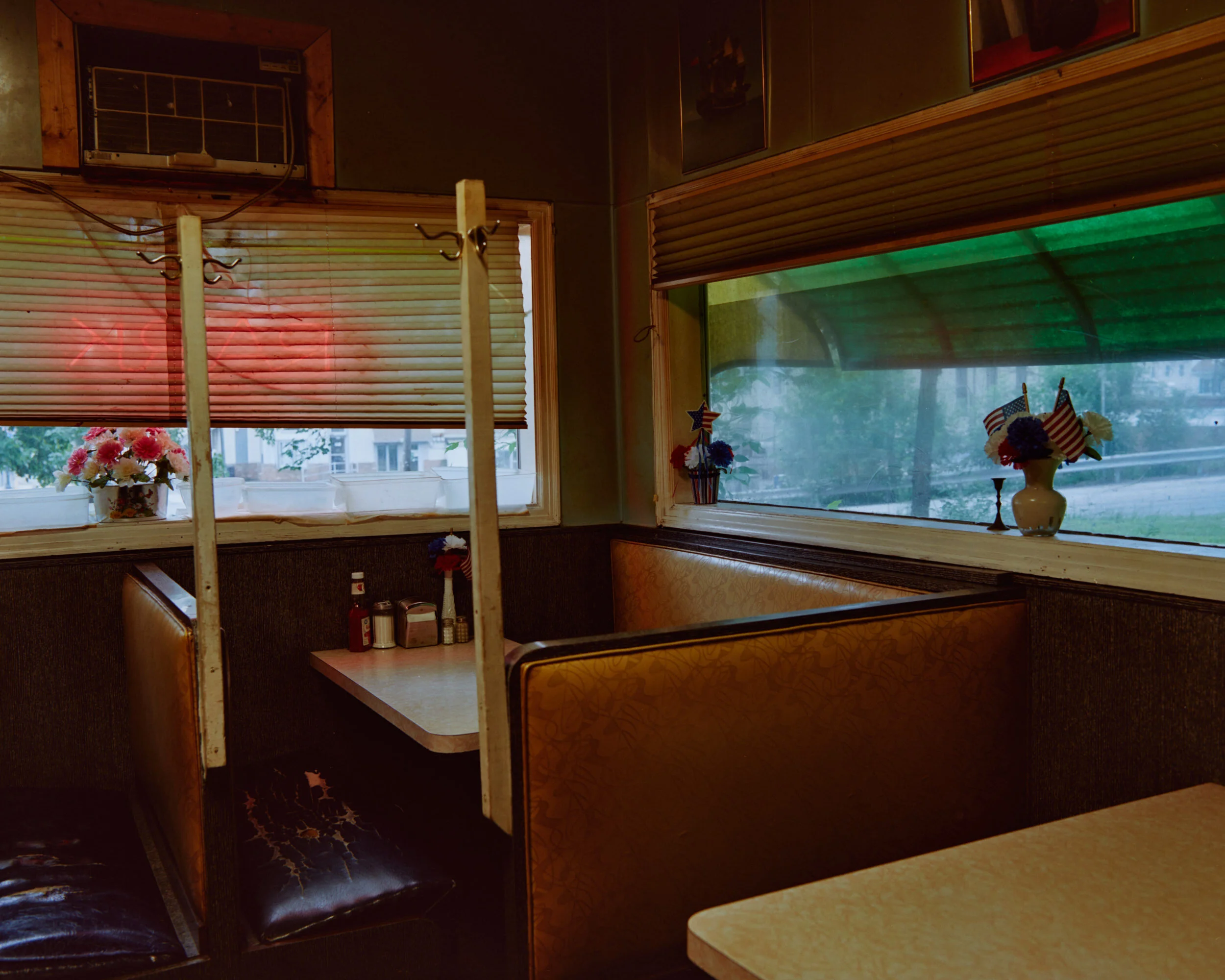 Original 40's decor, Park Restaurant, Shenandoah, PA, July 2019
