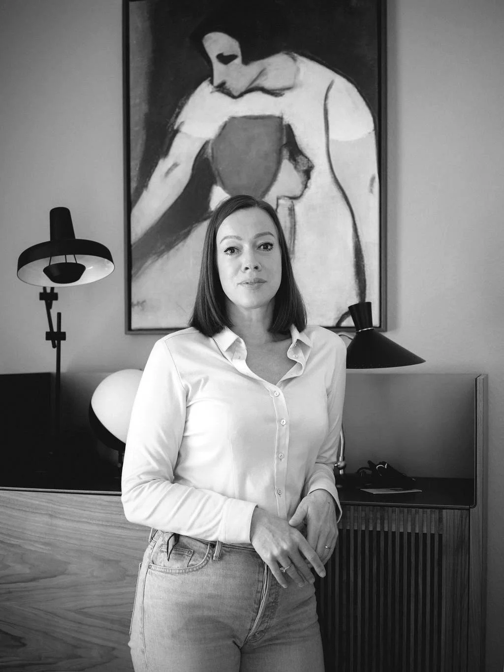 Schwarz-weiss Portrait von Alexa Holzer-Sestak