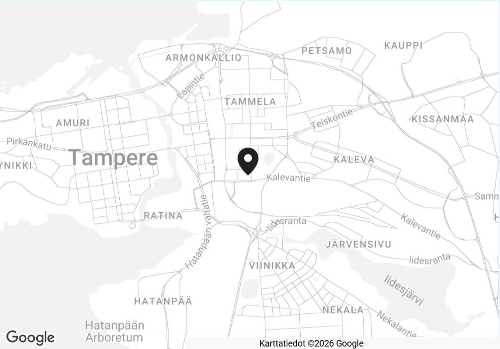 Fysioterapia Minna Heleniuksen vastaanoton sijainti kartalla Tampereen Kalevassa
