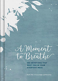A moment to breathe: 365 devotions that meet you in your everyday mess (Dayspring, 2017)
