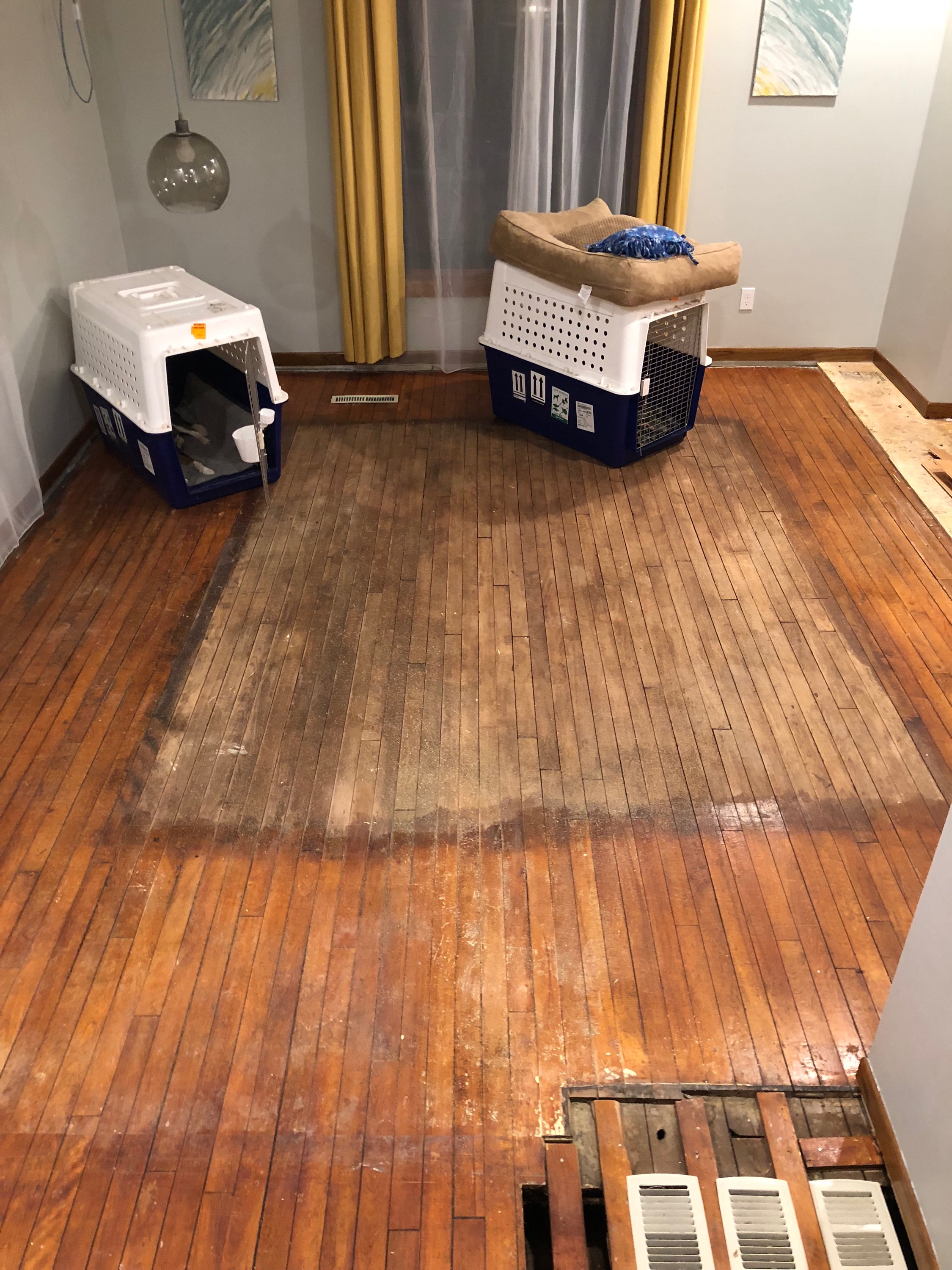 Buffing Vs Sanding Duane S Floor