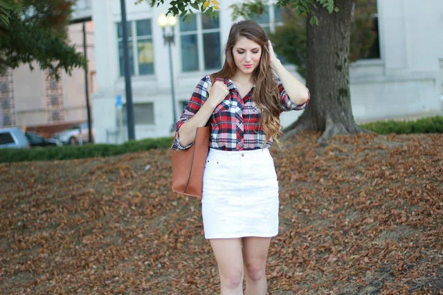 Flannels and Skirts for Fall!