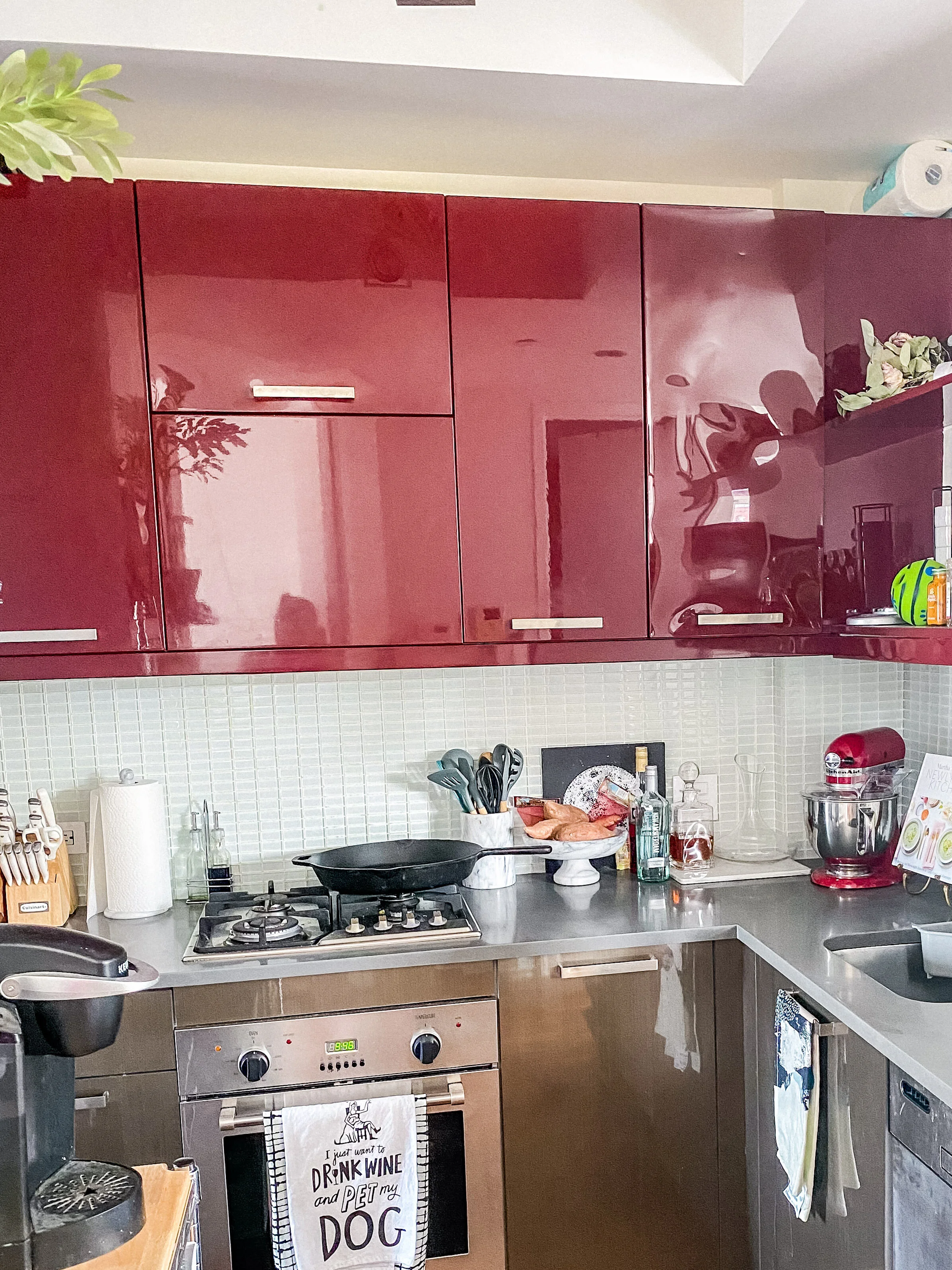 Under $150 Rental Friendly Kitchen Makeover — Olivia Shea Style